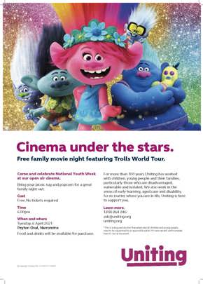 NARROMINE FREE BBQ & FAMILY MOVIE NIGHT 